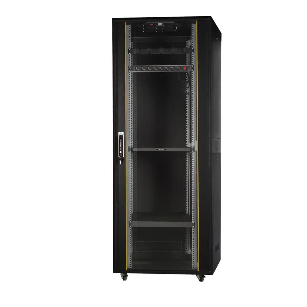 AICO 42U Network Server Data Cabinet Enclosure Rack with Glass Door Lock 2