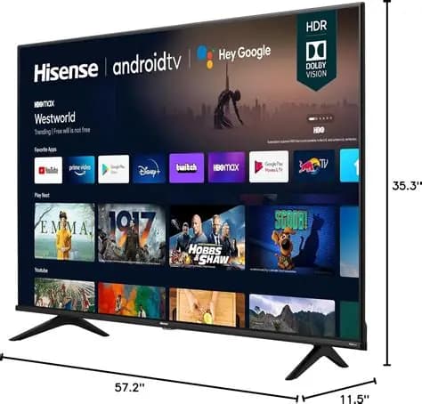 Hisense Tv Fhd 43 Inch A4s Smart Tv 4