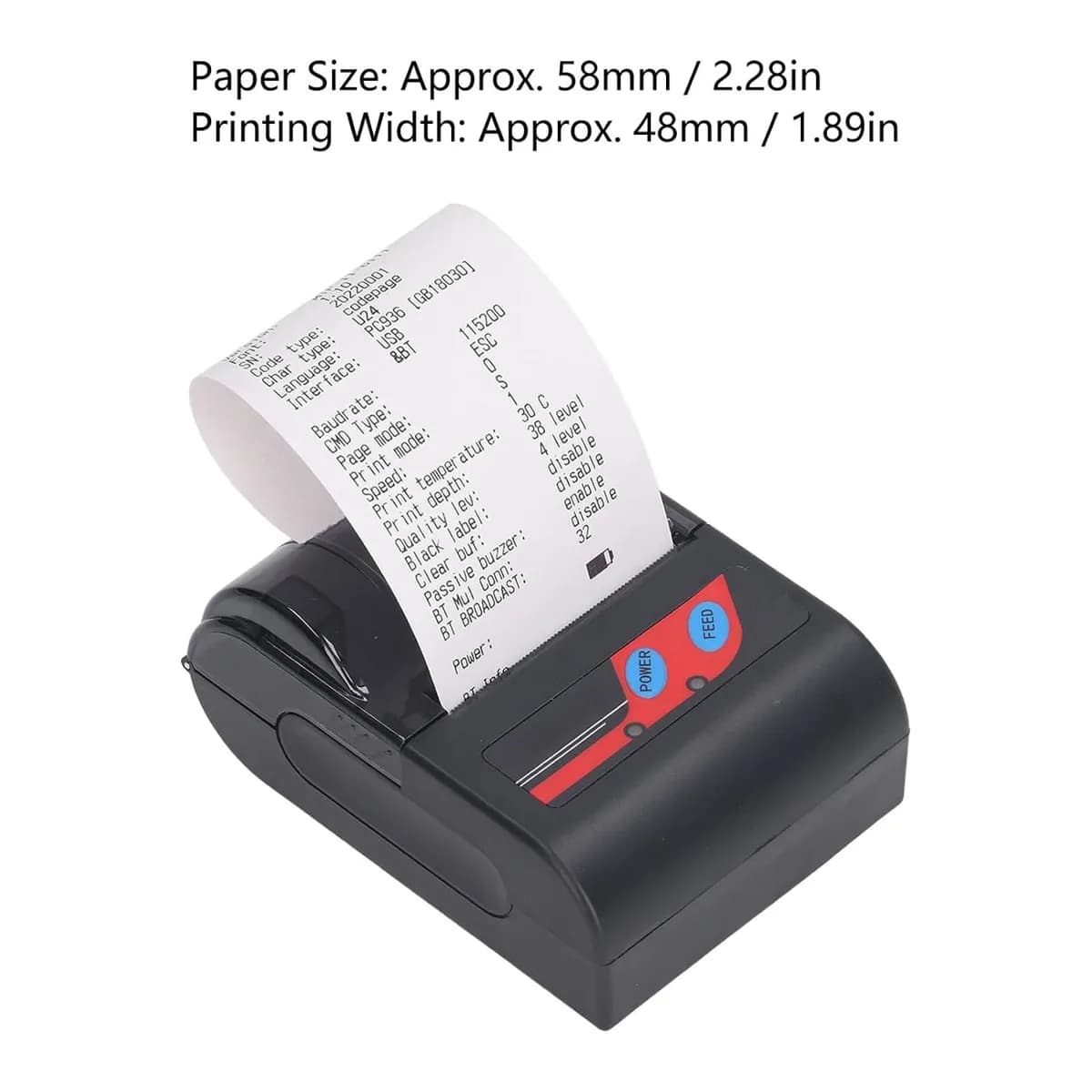 Mini Portable Bluetooth Printer - Thermal Printer 4