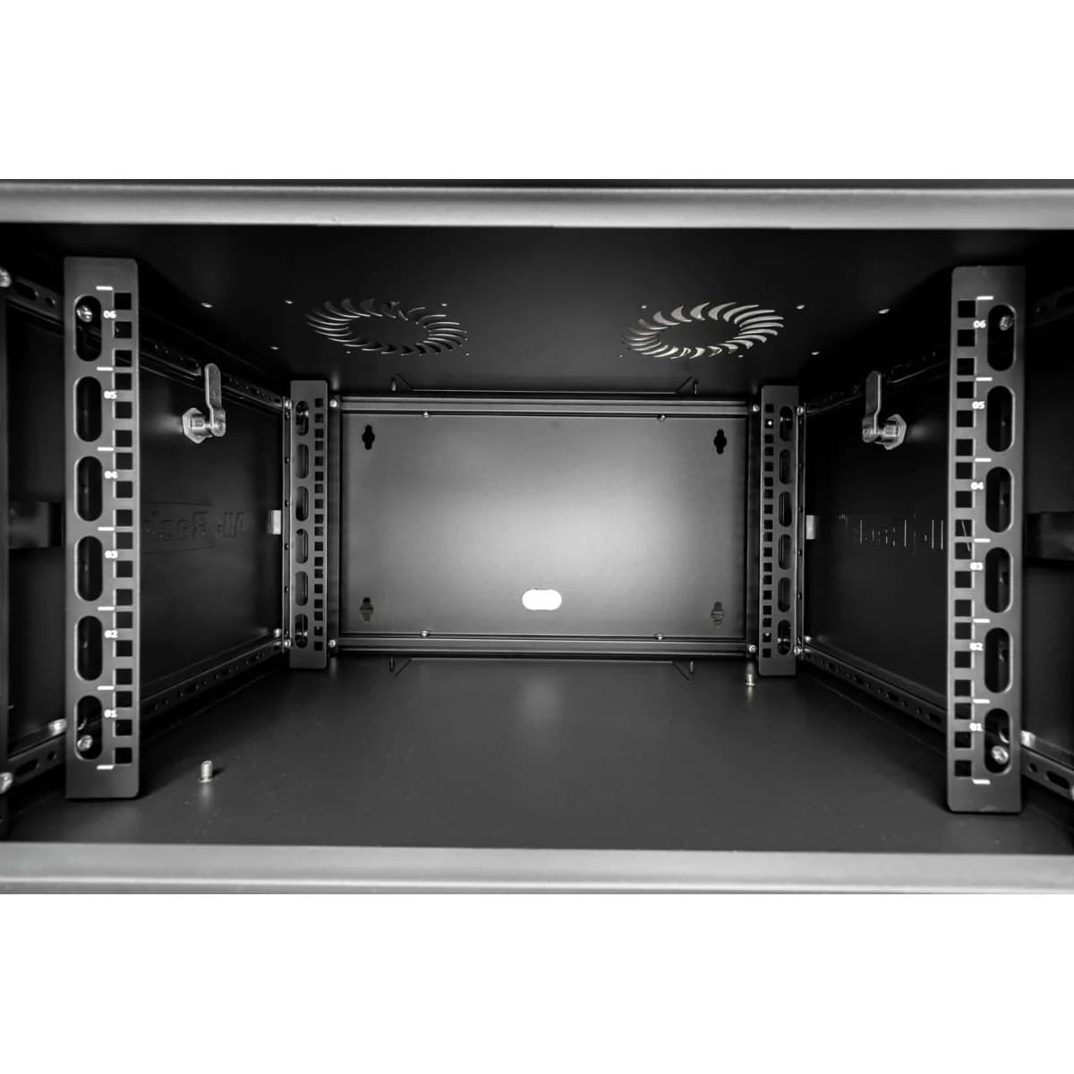 AICO 6U Wall Mount Basic Network Server Data Cabinet Rack – Black 3