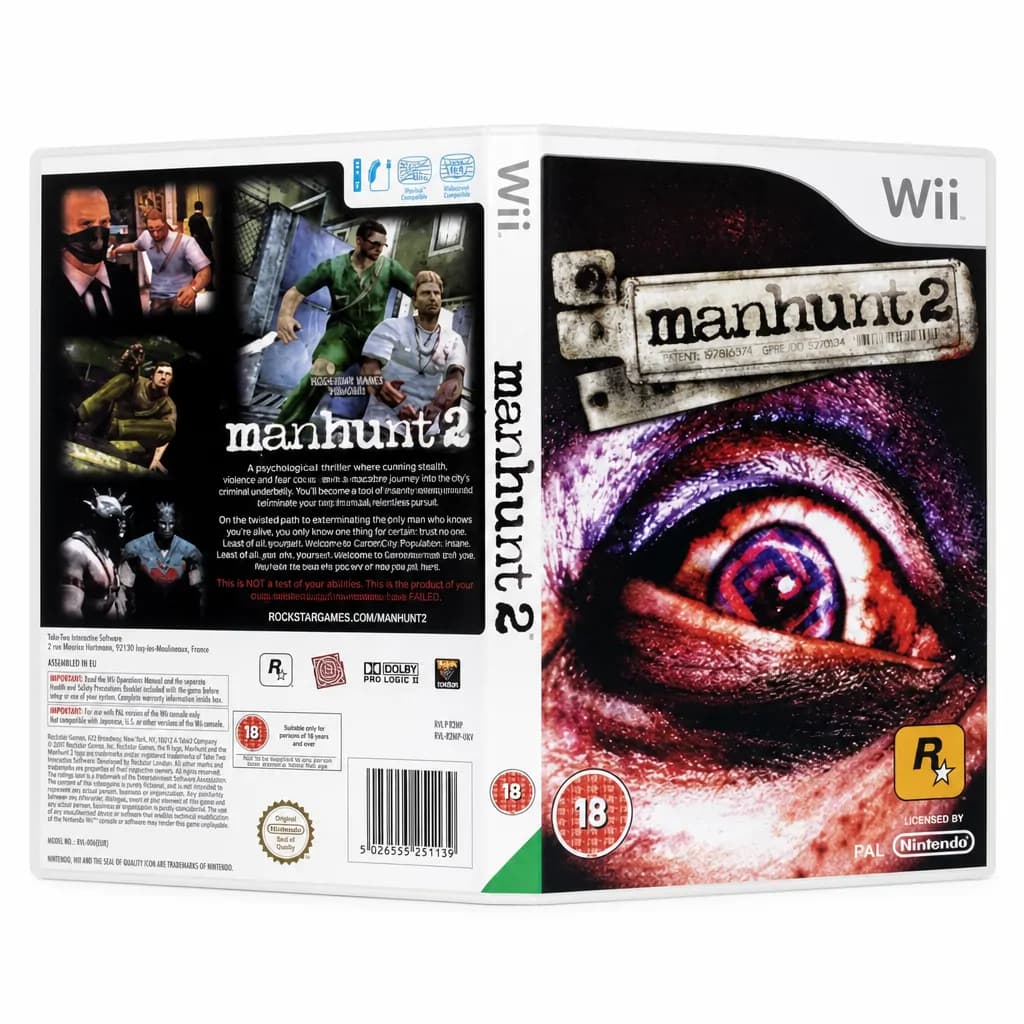 Manhunt 2 – Nintendo Wii – NTSC