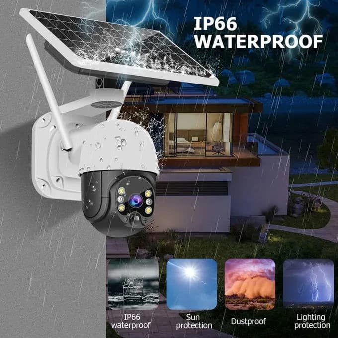 Solar Access Wireless Cctv Camera Solar Powered Wifi Hd 1080p Ip Camera 2