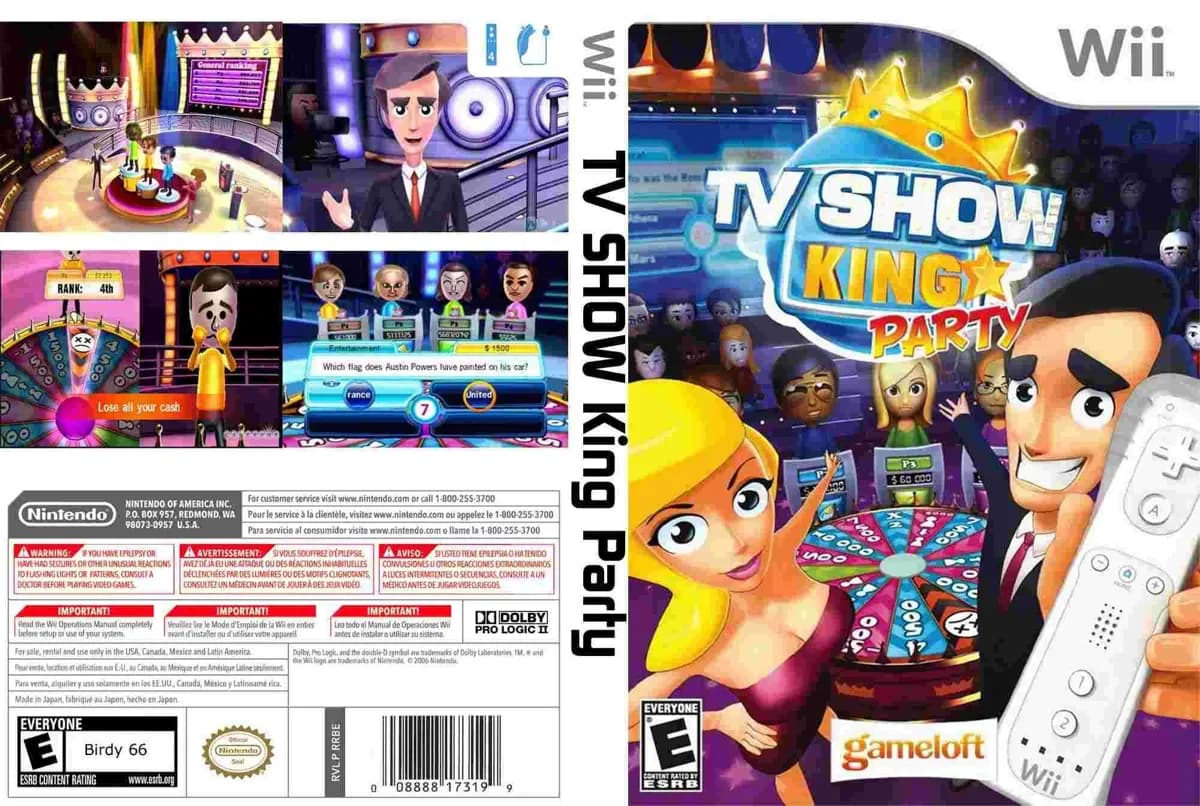 TV Show King Party Nintendo Wii PAL 3