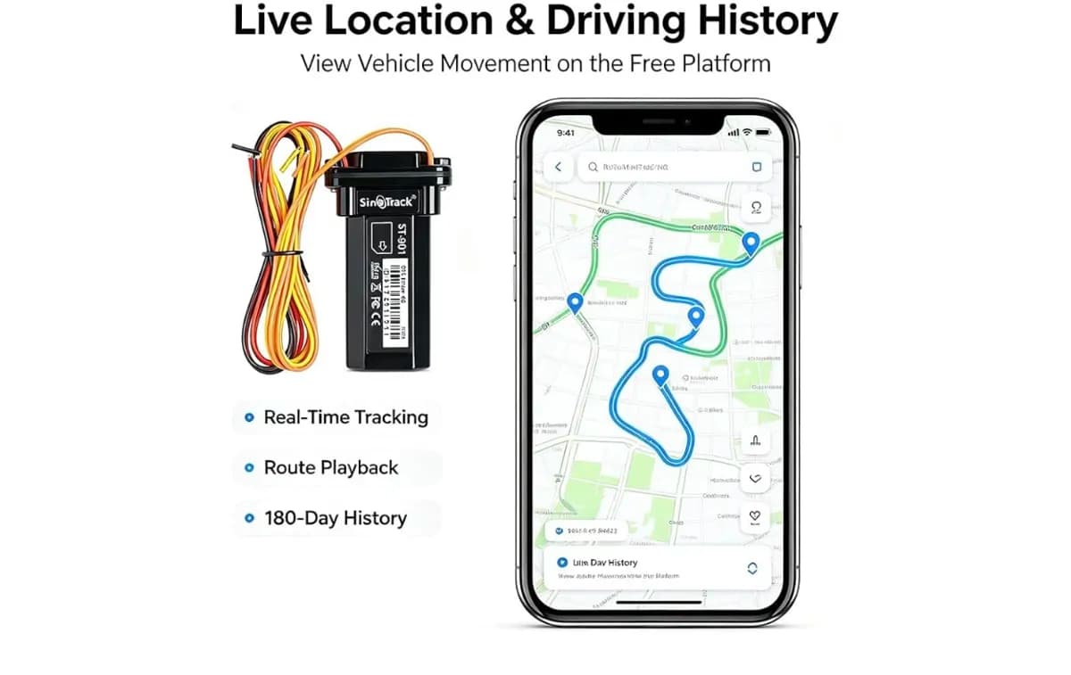 SinoTrack ST-901L 4G Car GPS Tracker 3