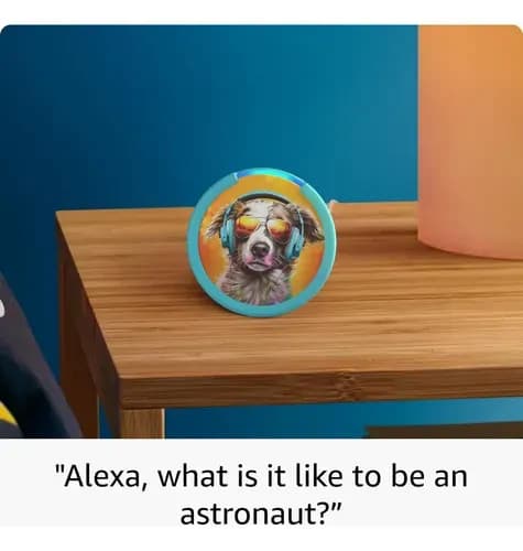 Amazon Echo Pop Kids Dog Design Smart Speaker 6
