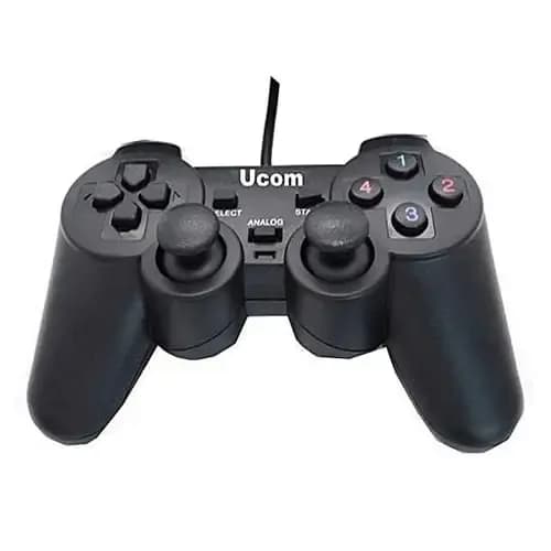 Ucom Single Pc Analog Vibration Game Pad Controller with Light