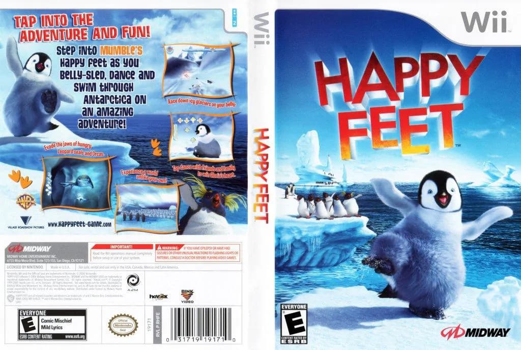 MIDWAY HAPPY FEET NINTENDO WII 3