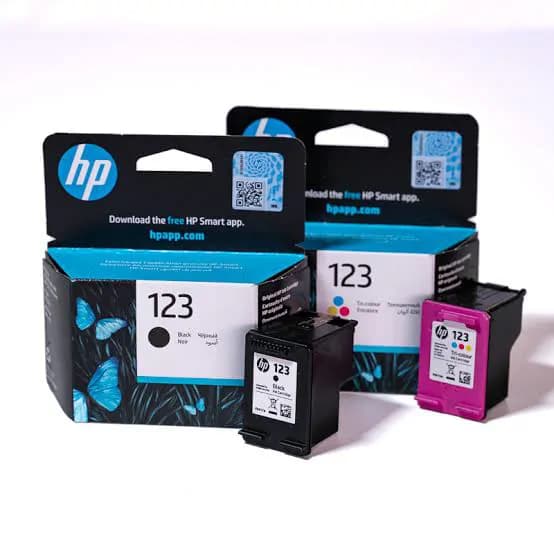 HP 123 Ink Cartridges Black and Colour 2