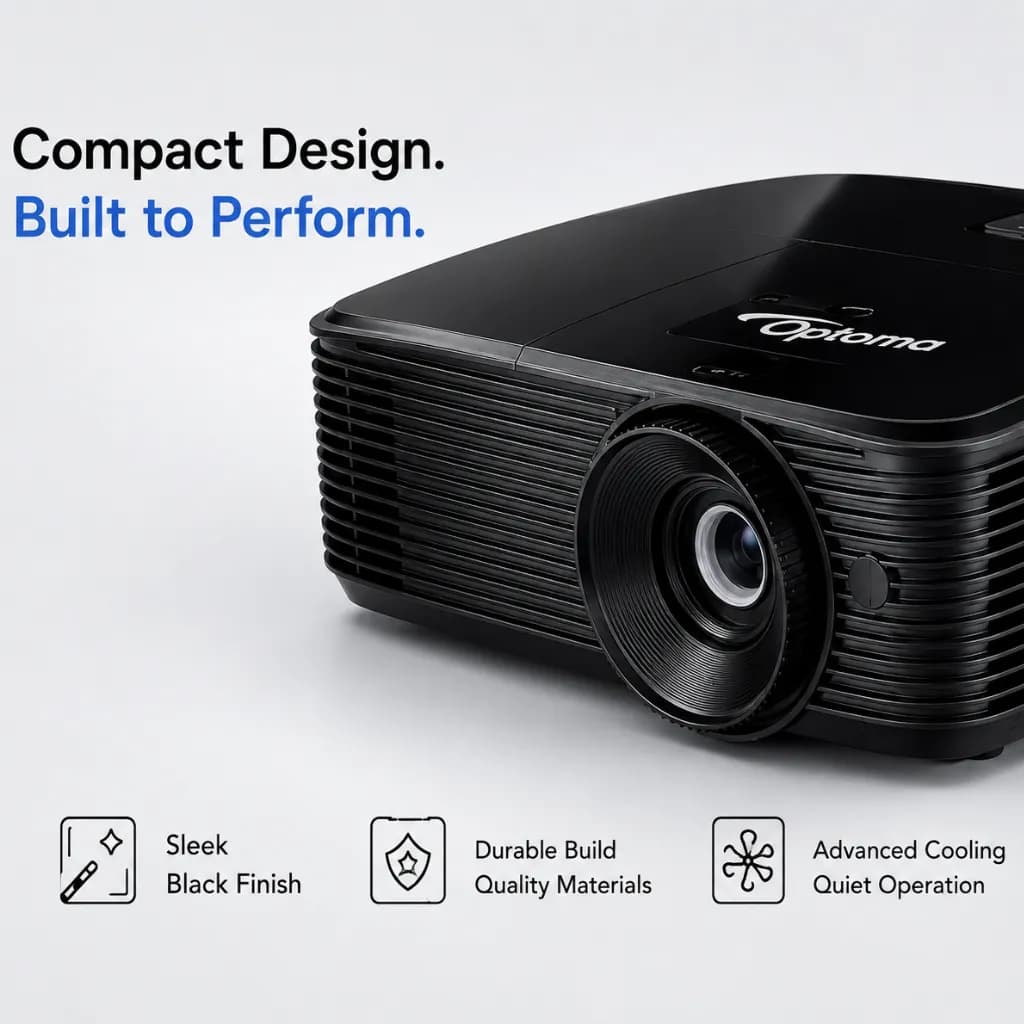 Optoma S334 3800 Lumens DLP Projector 2