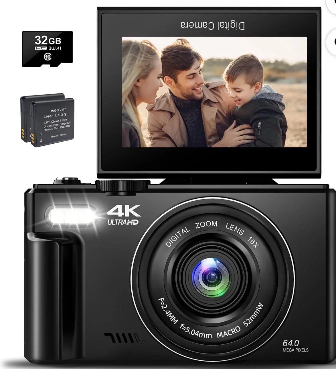 18x Optical Zoom 4k Hd Digital Camera 4