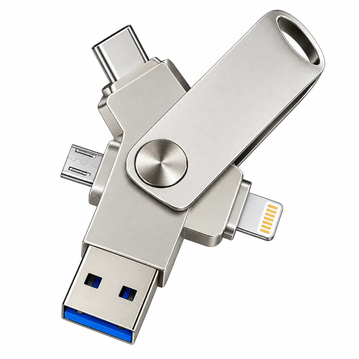 1Tb Usb Flash Drive 4 in 1 USB 3.0 High Speed Stick Thumb Drive 4