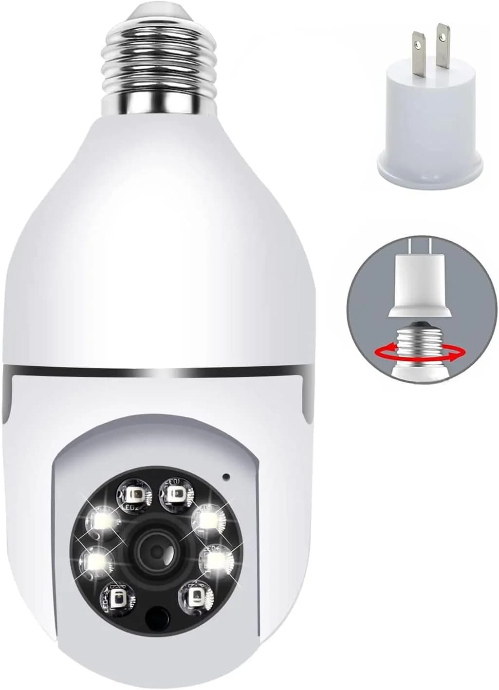 360 Degree Panoramic Bulb IP Camera 4