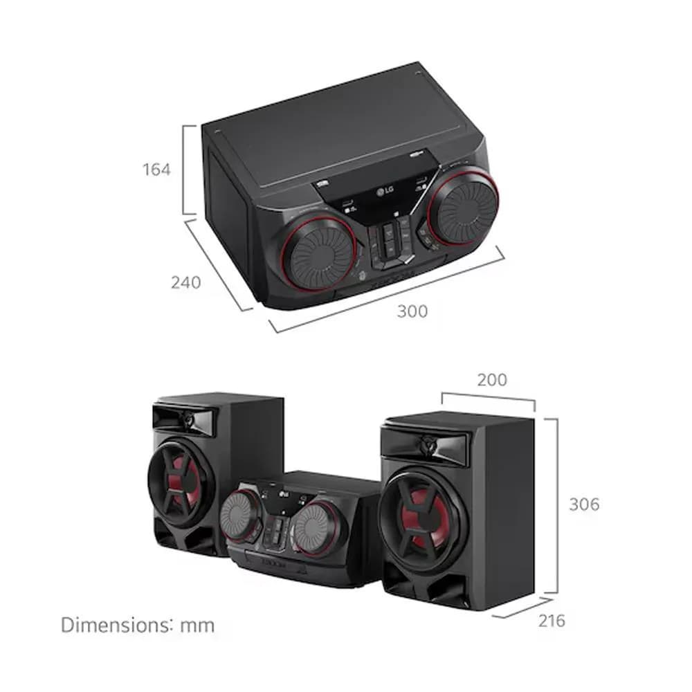LG XBOOM Mini Hi-Fi System 300W | CK43N 3