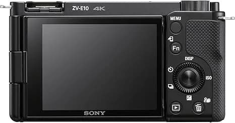Sony Alpha ZV-E10 - APS-C Interchangeable Lens Mirrorless Vlog Camera Kit - Black | Features a 24.2-megapixel approx, Large-Format Image Sensor 3