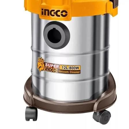 Ingco Wet & Dry Vacuum Cleaner 800W 12L Tank Vc14122 3