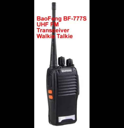 Baofeng BF-777S Walkie Talkie Two-Way Radio 400-470MHz 16CH 4
