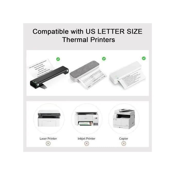 Peripage A4 Thermal Roll Paper For Mini Inkless Printer 3