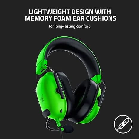 Razer BlackShark V2 X Gaming Headset, 3.5mm Audio Jack, Green 2