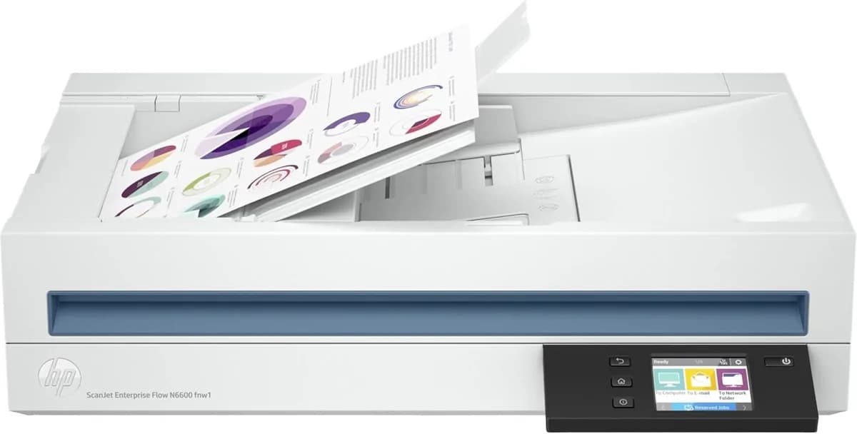 Hp ScanJet Enterprise Flow N6600 fnw1 Fast 2-Sided scanning 2