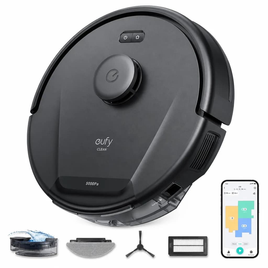 Anker Eufy L60 Hybrid Robot Vacuum Cleaner - Black