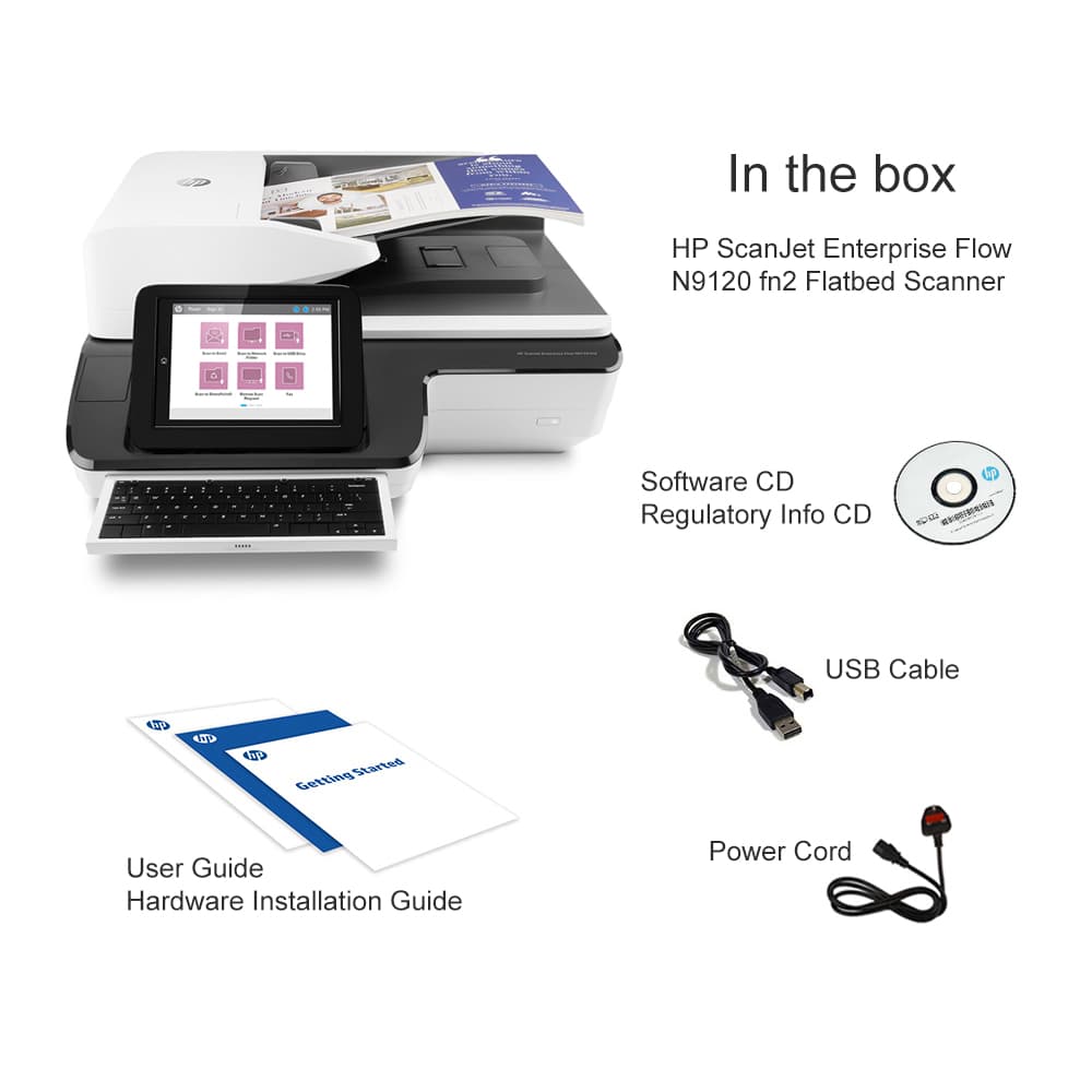 HP ScanJet Enterprise Flow N9120 fn2 A3 L2763A 4