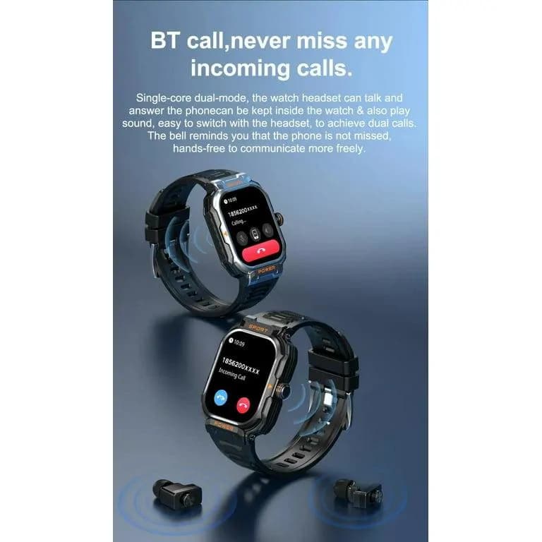 Gt 55 Smart Watch 2 In 1 Tws Earbuds 2