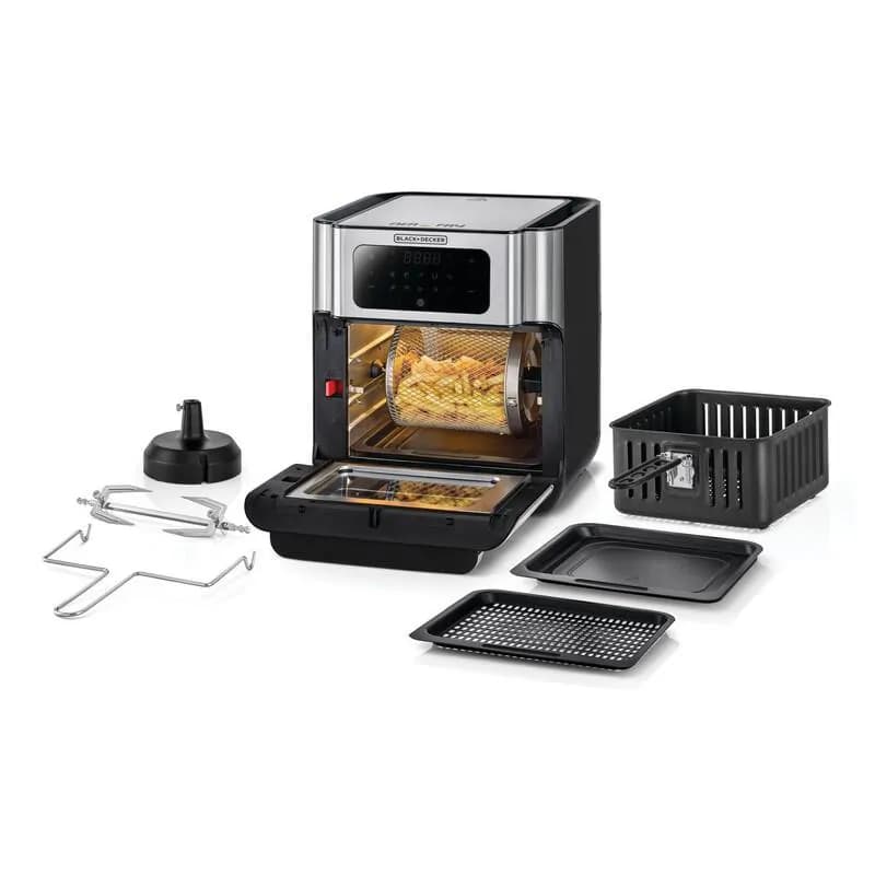 BLACK+DECKER AOF100-B5 12L Air Fryer Oven 1500W 4