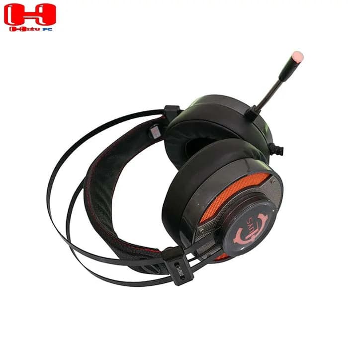 Luys 927 E-sports Gaming Headset 7.1 Stereo Surround - Black & Red 4