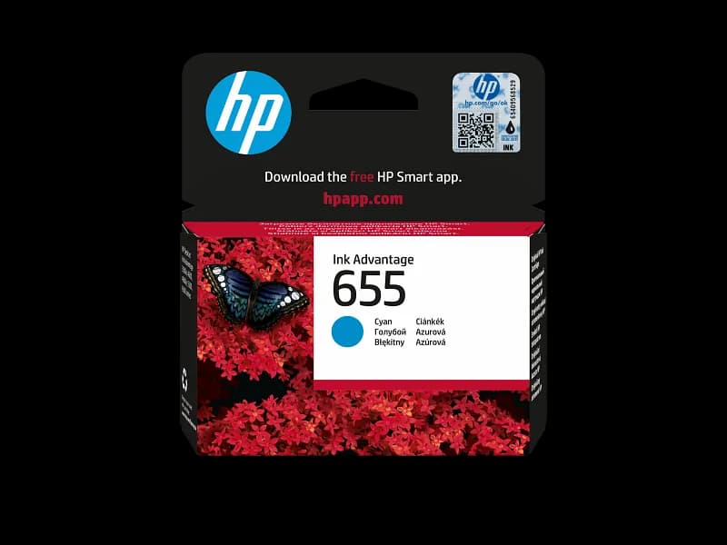 HP 655 Ink Advantage Cartridges Black and Colours 4 Pack 4