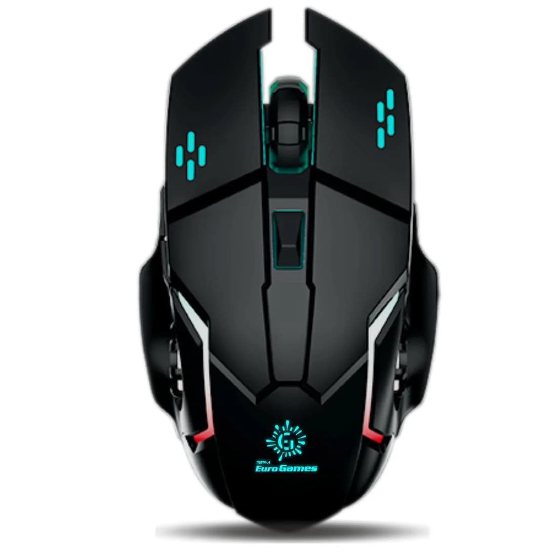 Wireless Rechargeable Led Gaming Mouse- Black 3