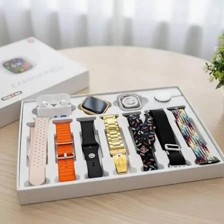 i20 Ultra 3 Smart Watch Free Earbuds And 7 Straps 5