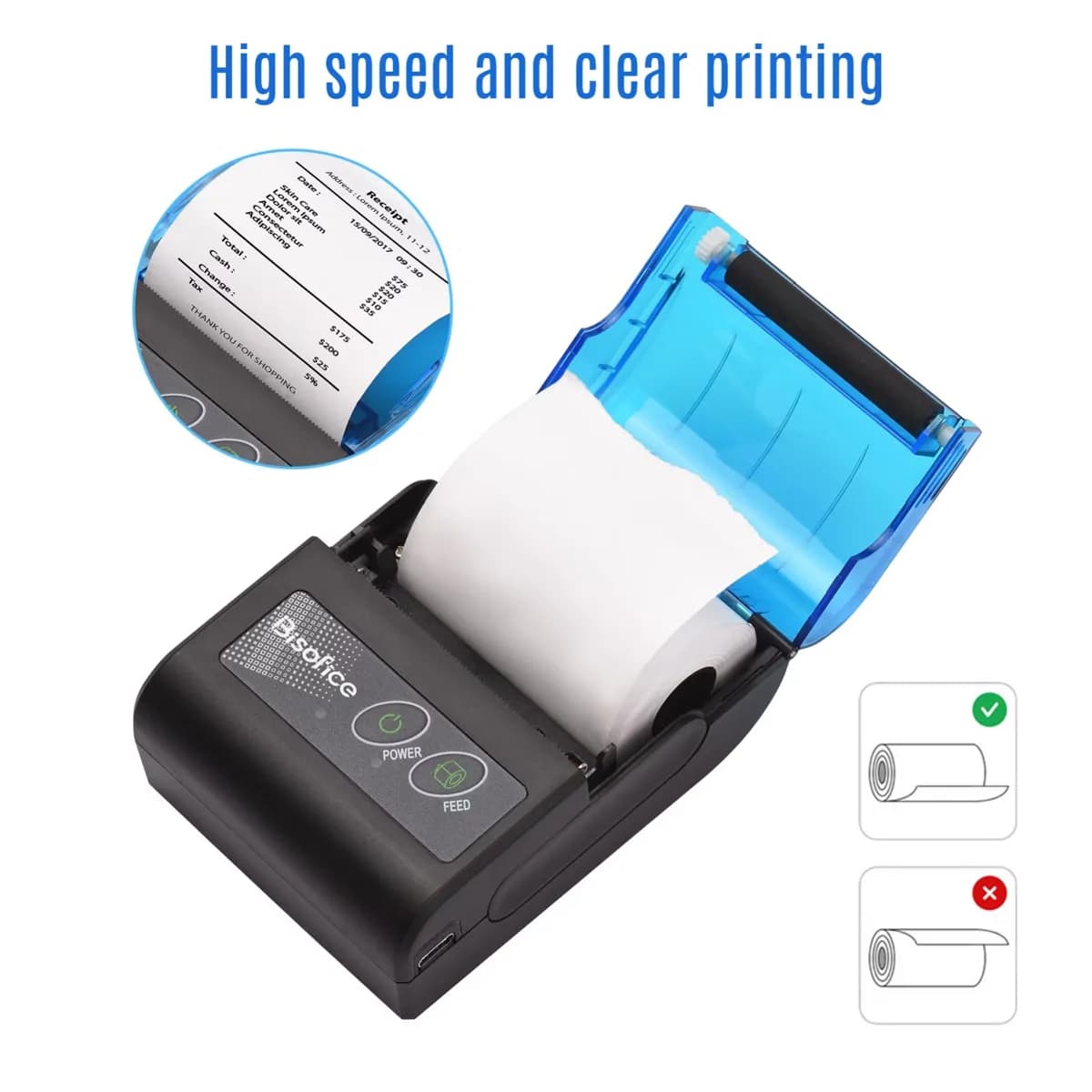 Mini Bluetooth Printer / Thermal Printer 3