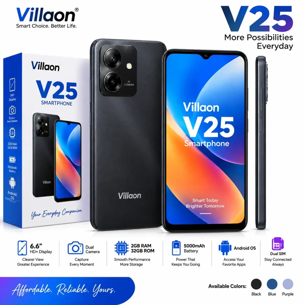 Villaon V25 2gb Ram 32gb Rom
