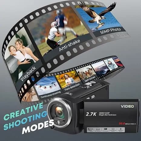 2.7k Camcorder With Remote Control 3