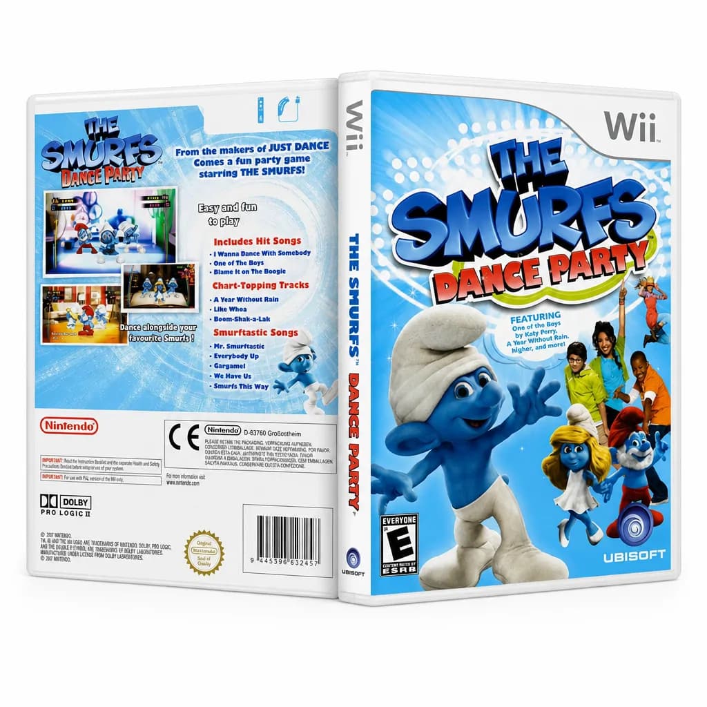 Nintendo Wii The Smurfs Dance Party