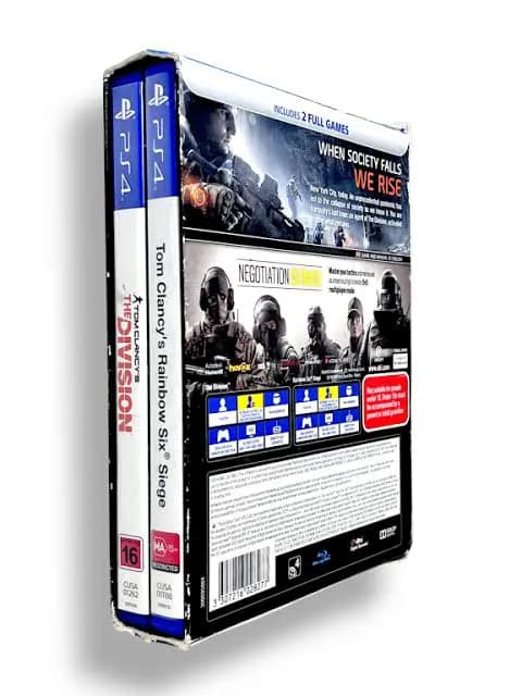 Sony Tom Clancy's The Division + Rainbow Six Siege Double Pack PS4 4