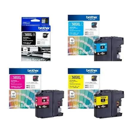 Brother LC567XL LC565 Compatible Ink Cartridges 2