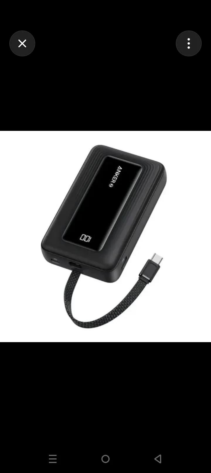 Anker Zolo Power Bank 20000mAh 30W Built-In USB-C Cable 2
