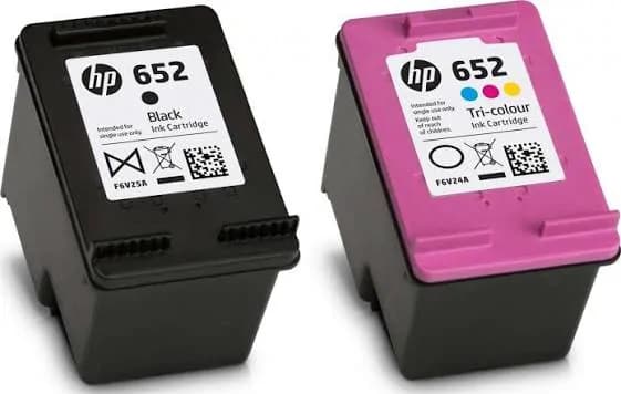 HP 652 Black and Tri Colour Ink Cartridges Gift Set 2