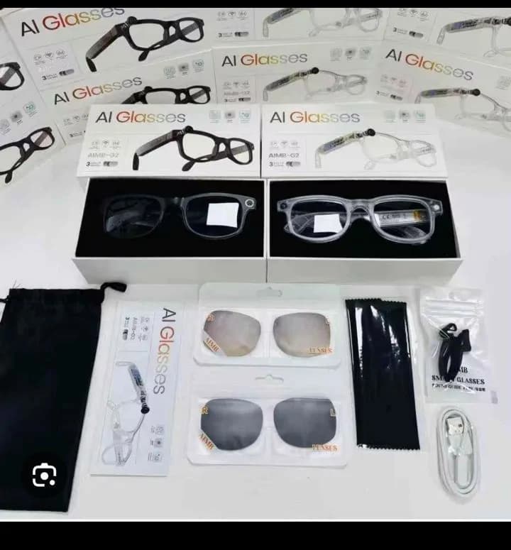 Amb-G2AI Smart Glasses 8MP Camera + 3 Lens Set 2