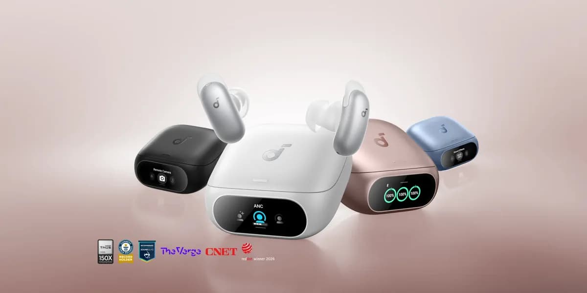 Anker Liberty 5 Pro Noise Cancelling Earbuds - Gold 4