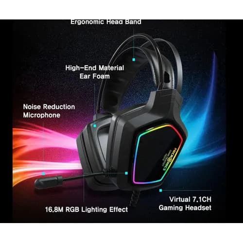 Jindun Jd-s920 Ultra Sound Rgb Gaming Surround Headset With Noise Reduction Microphone 3