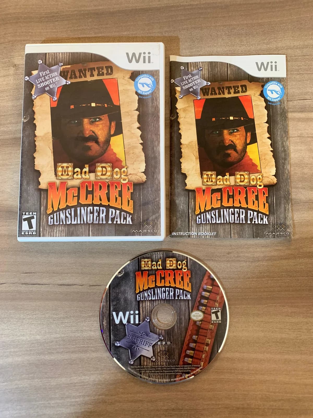 Mad Dog McCree Gunslinger Pack Nintendo Wii 4