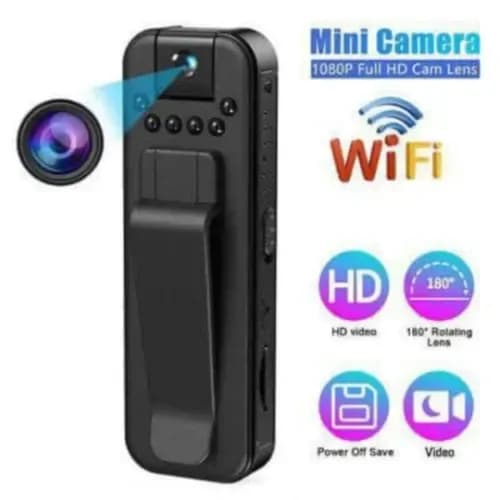Mini Body Camera with Audio Recording – 180° Rotation Lens 3