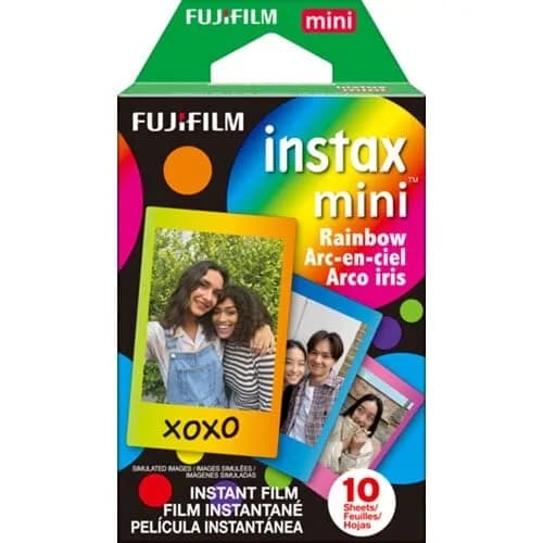 Fujifilm Instax Mini Rainbow Instant Film - 10 Shots