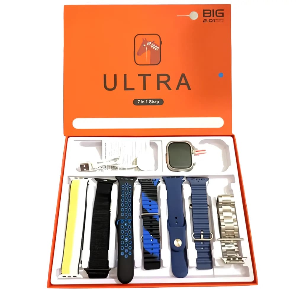 Ultra Classy New Ultra 7 In 1 Straps Smartwatch 2