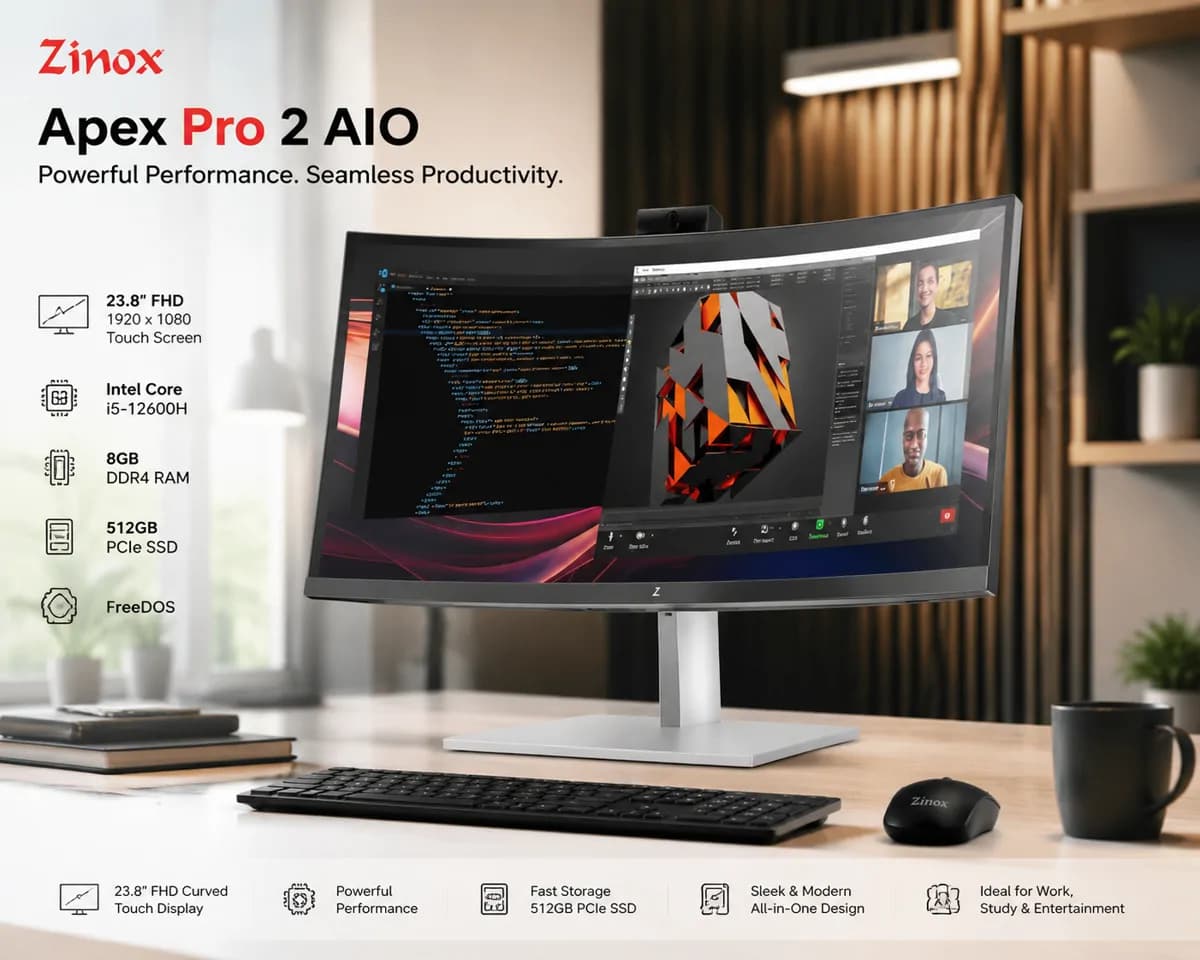 Zinox Apex Pro 2 AIO + Gift