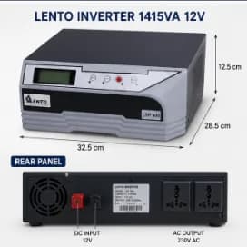 LENTO 1415VA 12V Inverter for Home Office Power Backup 4