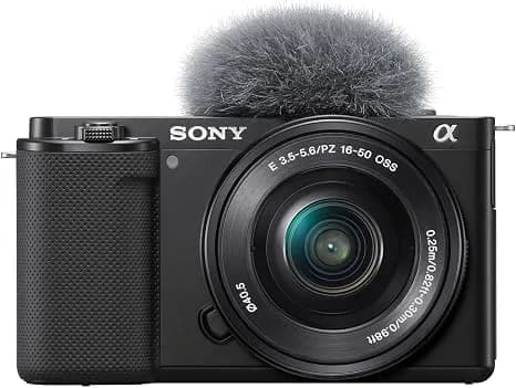 Sony Alpha ZV-E10 - APS-C Interchangeable Lens Mirrorless Vlog Camera Kit - Black | Features a 24.2-megapixel approx, Large-Format Image Sensor 5