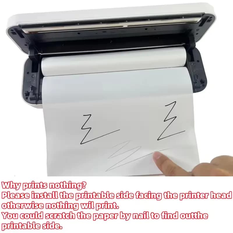 Peripage A4 Thermal Roll Paper For Mini Inkless Printer 5